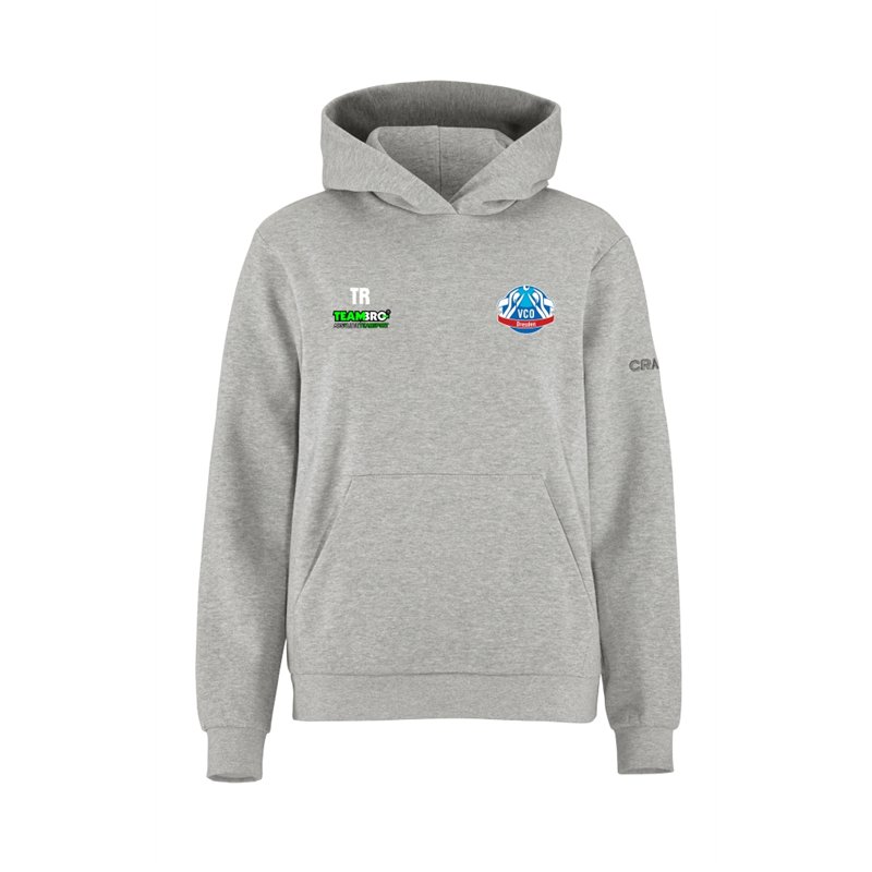 VCO Hoodie Damen Grey Melange